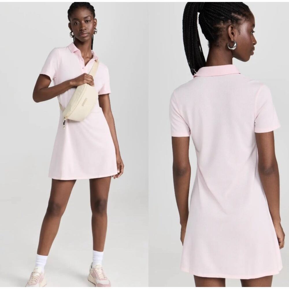NWT Outdoor Voices Birdie Polo Dress Pink Size XXL
